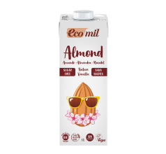 Sữa Hạt Hạnh Nhân Vanilla Không Đường Hữu Cơ Ecomil (1L)